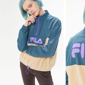 Fila Half Quarter Zip Sherpa Jacket